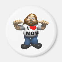 I Heart Mum Fridge Magnet