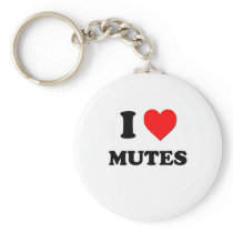 I Heart Mutes keychains