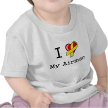 I Heart My Airman Infant T-Shirt