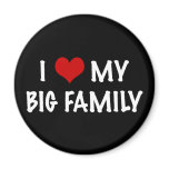 I Heart My Big Family magnets