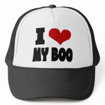 I Heart My Boo With Unusual Red Heart Hat