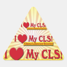 I Heart My CLS  LAB SCIENTIST Stickers