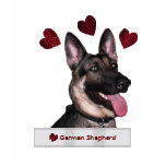 I heart my German Shepherd t-shirts