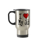 I Heart My Job mugs