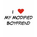 I Heart My Modified Boyfriend t-shirts