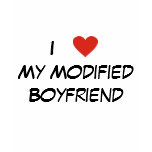 I Heart My Modified Boyfriend t-shirts