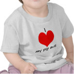 I *heart* my Pit Bull Baby T-shirt