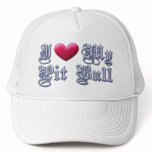 I Heart My Pit Bull Hat