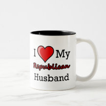 I Heart My Republican Husband Mug