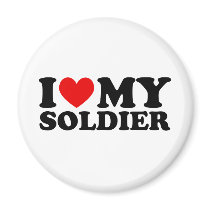 I "Heart" My Solier Fridge Magnet