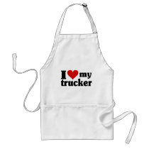 I Heart My Trucker Aprons