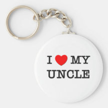 I Heart My UNCLE Keychain