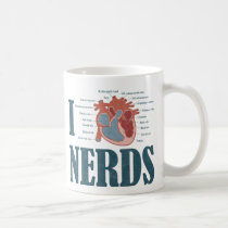 I Heart NERDS mugs