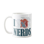I Heart NERDS mugs