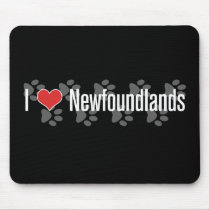 I (heart) Newfoundlands Mousepads