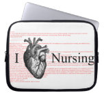 I Heart Nursing Definition Laptop Computer Sleeve