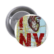 I heart Ny - I Love Ny - New York City Map Page Ba Pins