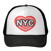 I heart NYC. I love NYC. New York City. I heart NY Trucker Hat