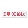 I Heart Obama Bumper Sticker