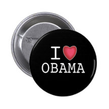 I Heart Obama Button