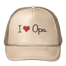 I Heart Opa Hats