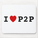 I heart P2P mousepads