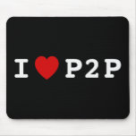 I heart P2P mousepads