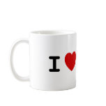 I heart P2P mugs