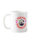 I Heart Pandas - Circle mugs