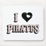 i heart pirates mousepads