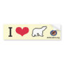 I Heart Polar Bears Bumper Stickers