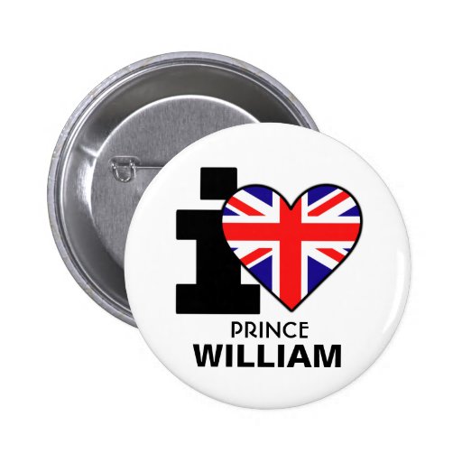 I Heart Prince William Button