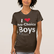 I Heart Pro-Choice Boys Tshirt