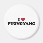 I Heart Pyongyang North Korea Magnet