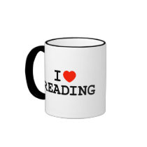 I Heart Reading Coffee Mugs
