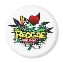 I Heart Reggae Music magnets