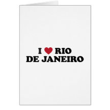 I Heart Rio de Janeiro Brazil Cards