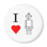 i heart robots magnets