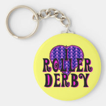 I heart roller derby key chains