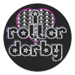 I heart roller derby stickers