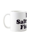 I Heart Saltwater Fishing mugs