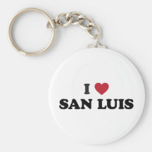 I Heart San Luis Mexico Keychain