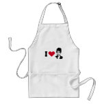 I HEART SARAH PALIN aprons