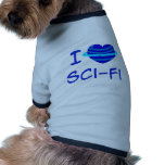 I Heart Sci-Fi pet clothing
