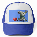 I HEART SEALS Harbour Seal Wildlife-lover Hat