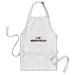 I Heart Sheffield Great Britain aprons
