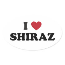 I Heart Shiraz Stickers