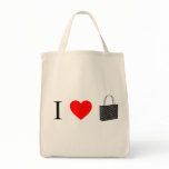 I Heart Shopping bags