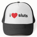 I Heart Sluts hats