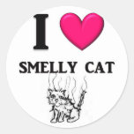 I "Heart" Smelly Cat Sticker
